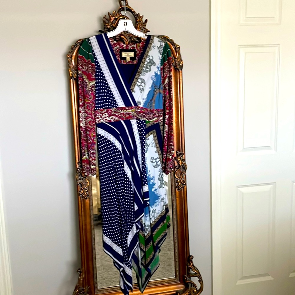 Moulinette Soeurs by Anthropologie Scarf MIDI Dress